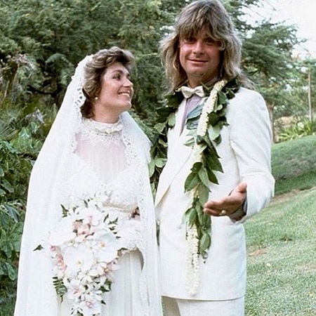 Happy birthday SHARON OSBOURNE with Ozzy 