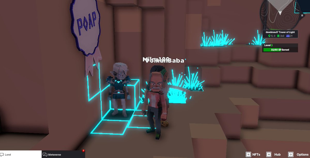 katnavishal's tweet photo. @TheSandboxGame @deadmau5 I just participated in the #SandboxAlphaS3Giveaway for a chance to win 500 SAND! Found George from the Metaglitch in @deadmau5's Tower of Light, check out my screenshot below!
👇 https://t.co/C8yUzLwp6d