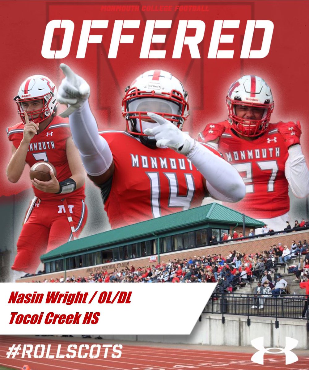 #AGTG After an amazing conversation with <a href="/CoachJHealy/">Coach Jack Healy</a> I am blessed to receive my first offer from Monmouth University #RollScots <a href="/coachk_mike/">Mike Kolakowski</a> @CoachSkip10 <a href="/TCHSTorosFB/">Tocoi Creek Football</a> <a href="/coachturpen/">Mike Turpen</a> <a href="/larryblustein/">Blustein Recruiting</a> <a href="/RollScotsFB/">Monmouth College Football</a> <a href="/PrepRedzoneFL/">Prep Redzone Florida</a>