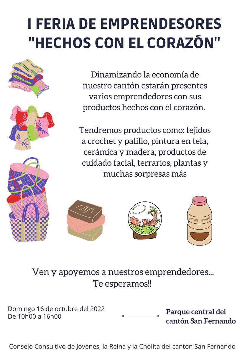 isabelchumi05's tweet photo. Primera feria de emprendedores en San Fernando Azuay. Visítanos 
#emprendimiento #SanFernando #turismoautosustentable https://t.co/5ox5BdsBp6