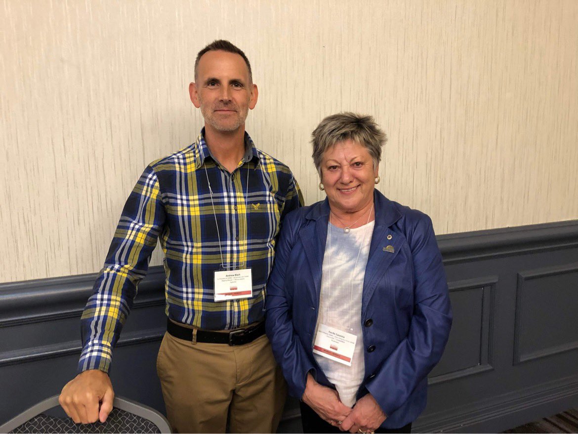Cecile Cassista, O.N.B. (@cassistacecile) on Twitter photo Unions of Municipalities Annual Meeting concluded this weekend with new President from Zone 2 elected as President. Andrew Black from Sackville.<a href="/SackvilleBlack/">Andrew Black</a> Unions of Municipalities Annual Meeting concluded this weekend with new President from Zone 2 elected as President. Andrew Black from Sackville.<a href="/SackvilleBlack/">Andrew Black</a>