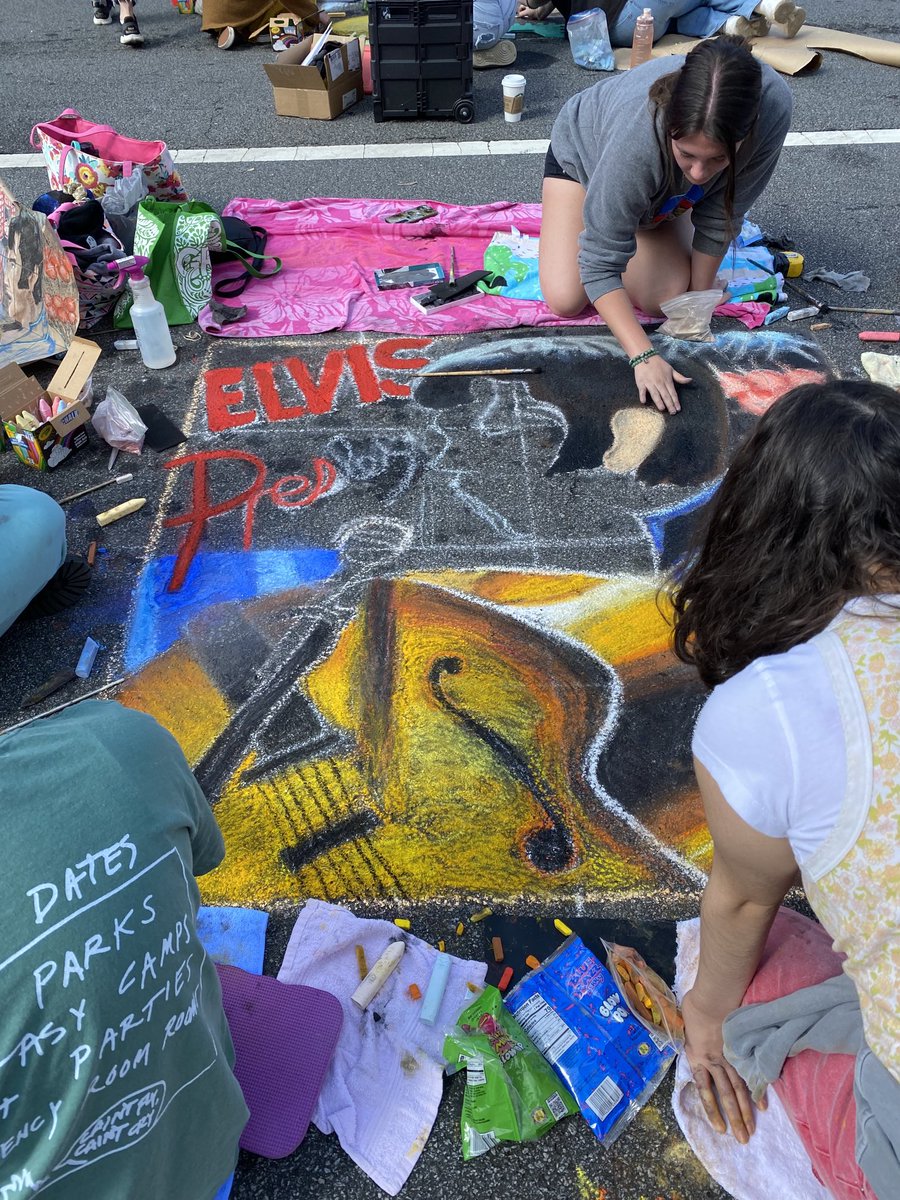 ⁦<a href="/KMHS_ART/">KMHS Art Davis</a>⁩ ⁦<a href="/KMHSathletics/">Kennesaw Mtn.</a>⁩ happening now!! Come check us out if you are at the Marietta square!