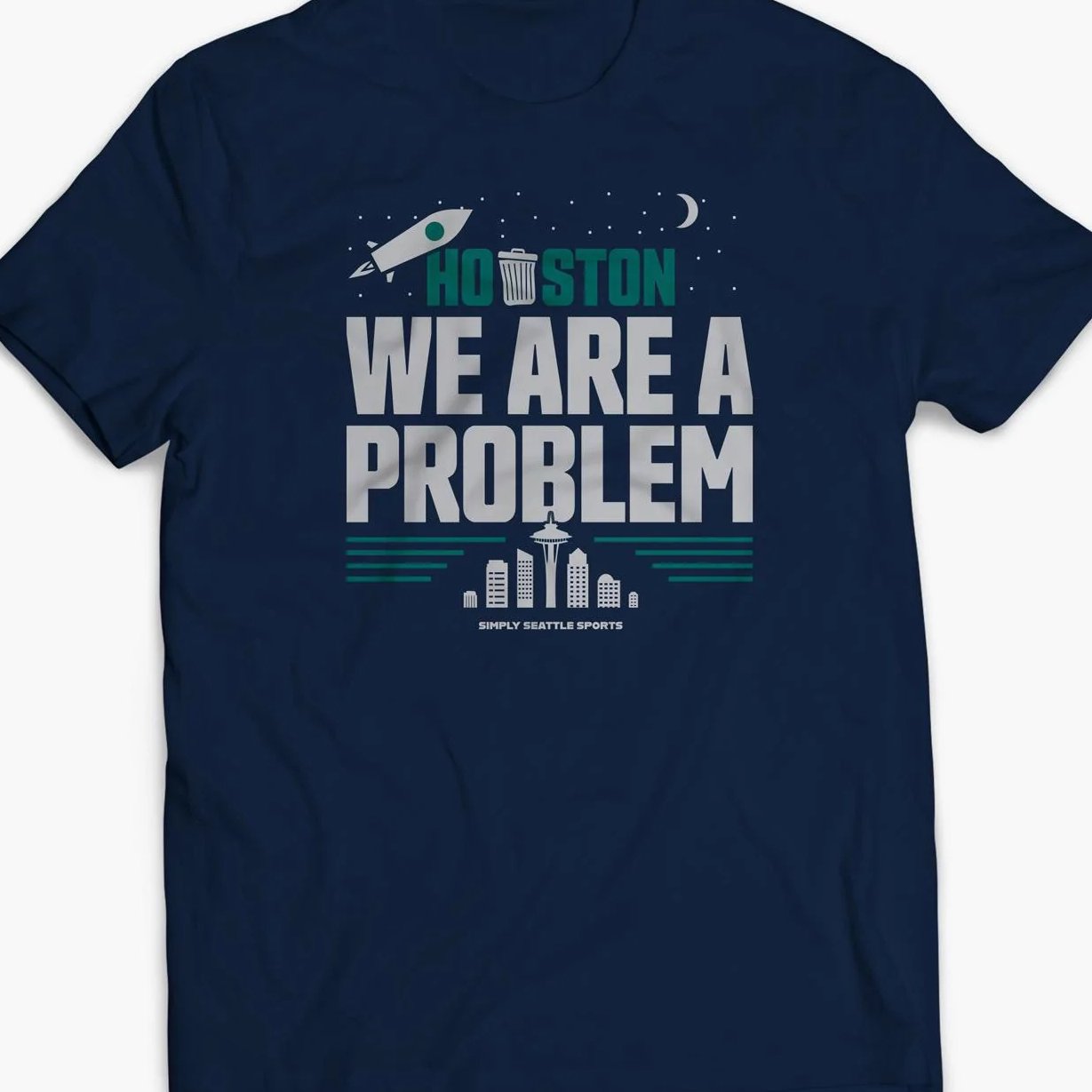 John HopperstadTV on X: This shirt, just out from @simplyseattle is  perfect, especially the trash can in place of the U.. as the #Mariners  get ready to take on the Houston Astros..