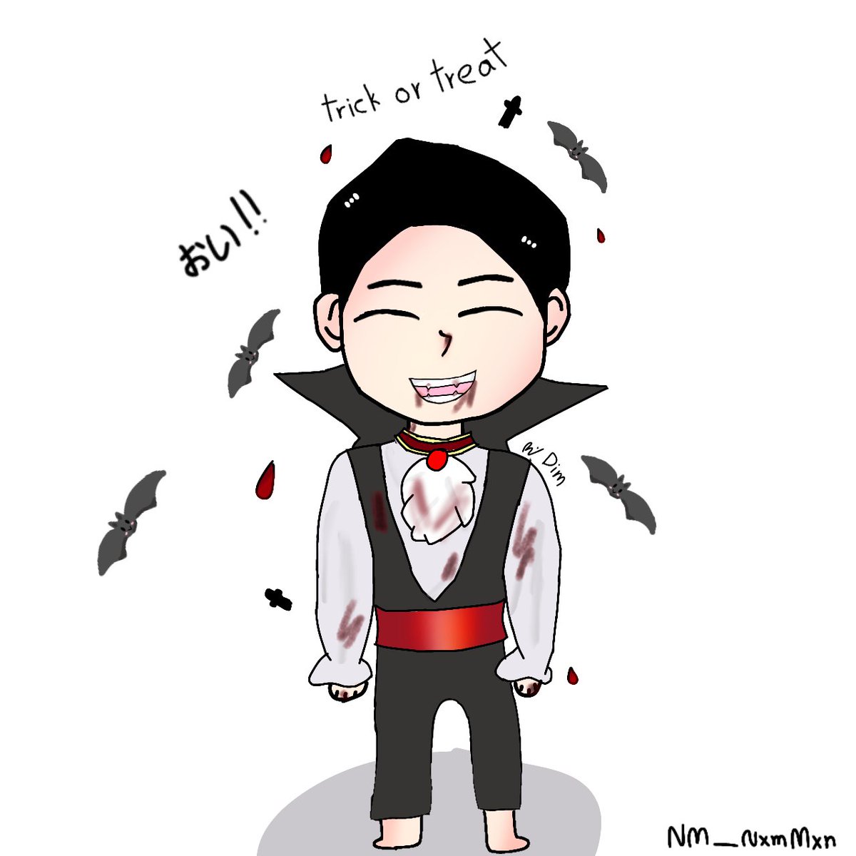 Artworkby_NM's tweet photo. Happy Halloween👻👻 ล่วงหน้าเพราะถ้าปล่อยไว้นานกว่านี้มันจะไม่เสร็จ ชอบน้องคนไหนก็เมนชั่นบอกกันได้นะคะ Tick or Treat หลอกหรือเลี้ยงน้องๆดี?
#ชาวนัวartwork #dimtc #tonktc #ruzzytc #jumptc #tattoocolourth https://t.co/iHWeBcT7rD