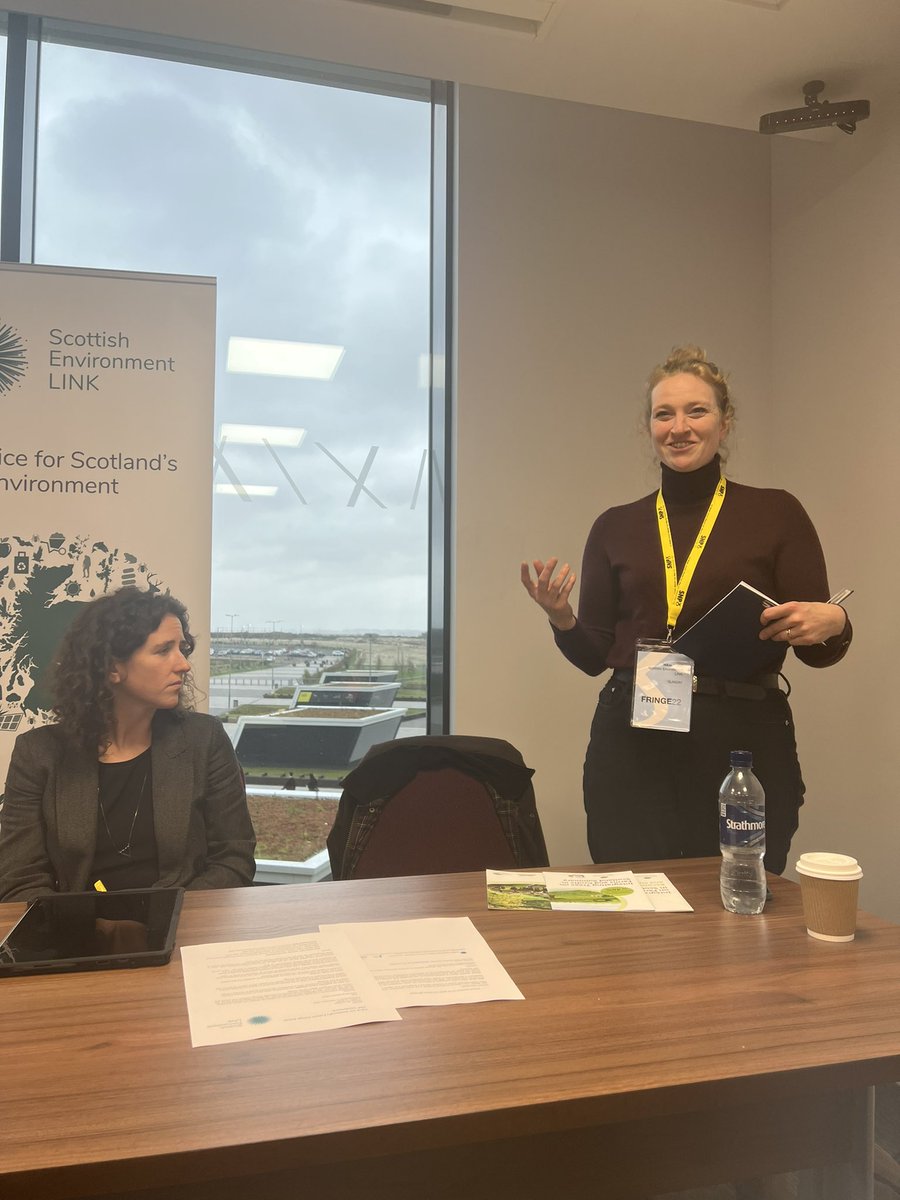 At #SNP22 event by #FarmForScotlandsFuture, it’s great to hear farmer Nikki Yoxall ask the audience to think about the externalities of farming; how much does what we’re eating cost? She talks of the 3Ps - people, planet & profitability - and how nature underpins profitability.