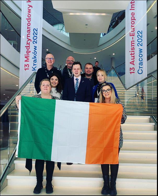 AdamPHarris's tweet photo. After a wonderful @AutismEurope Congress hosted by @Fundacja_JiM, all of us in @AsIAmIreland are so excited to host the next Congress in 2025. A great honour to invite our European colleagues to Dublin! #AECongress22. Thanks @Failte_Ireland for your incredible support https://t.co/QQfB32yrSi