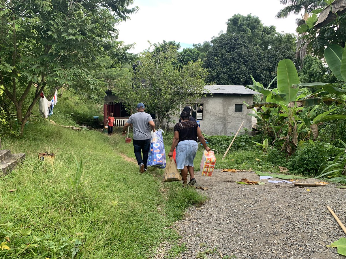 thug_foundation's tweet photo. THUG’s “Help A Neighbour Project”. The group journeyed to New Road, Port Antonio, Portland to assist subjects A and B. 
To our sponsors: As a sponsor, your contribution is vital to continue our important work. We cannot succeed without the generosity of supporters like you. https://t.co/S6cQZRgAL9