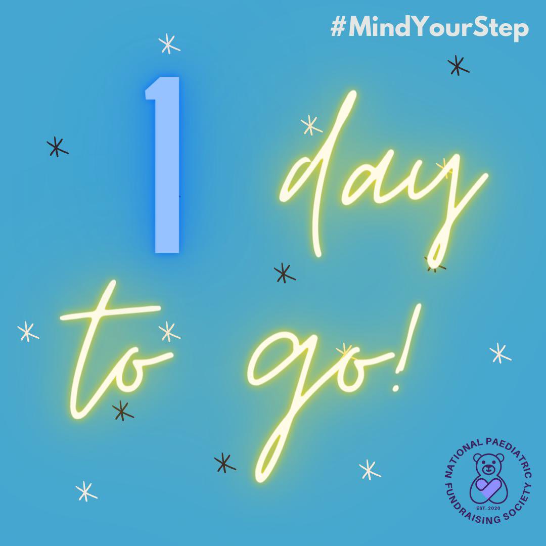 Happy Sunday!! One day to go until fundraising week begins! ✨🧸 #NPFS2022 #MindYourStep