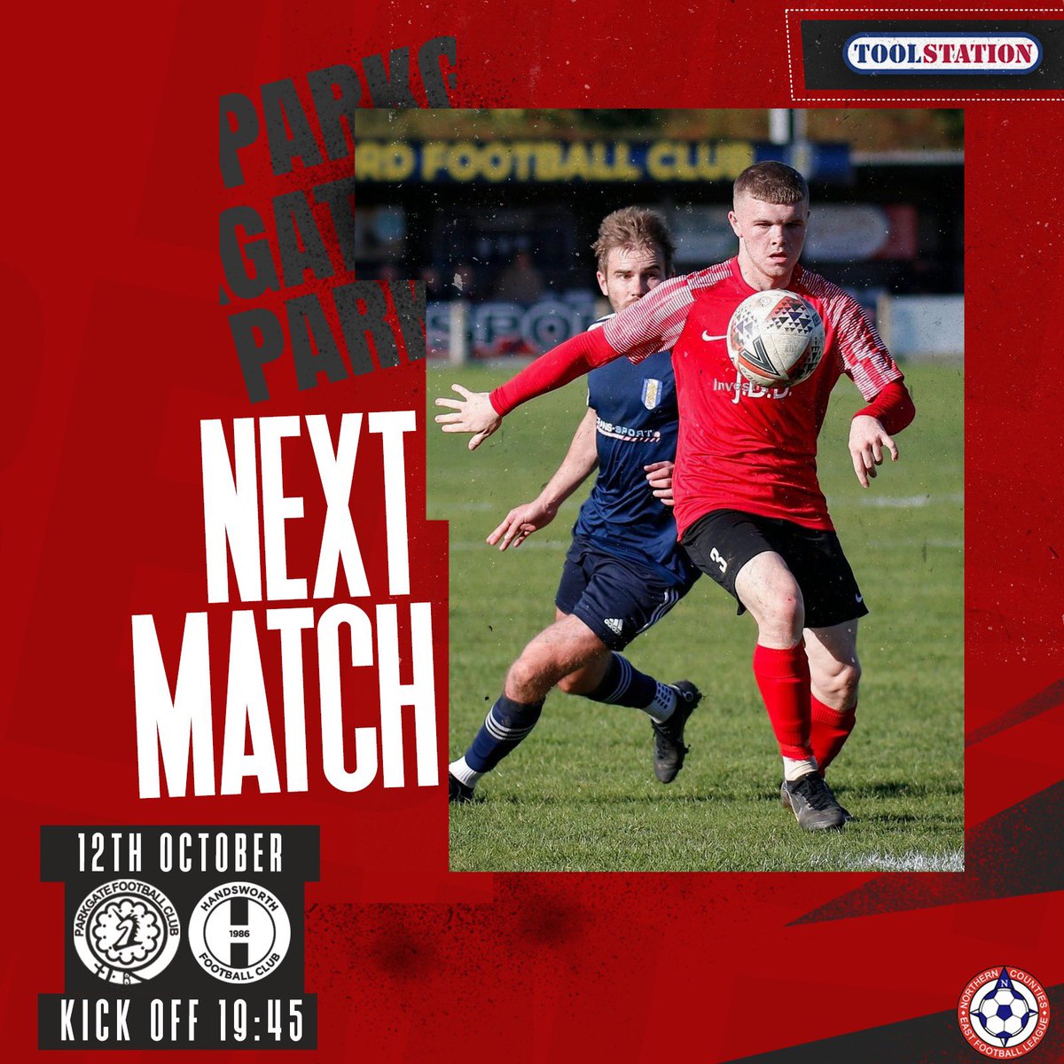 𝗡𝗘𝗫𝗧 𝗠𝗔𝗧𝗖𝗛 🏆

On Wednesday, we face Handsworth in the Second Round of the NCEL League Cup. 

⏱️ 7:45pm KO
📍 Roundwood (H)
🎟 £6 Adults // £4 Concessions 

#steelmen 🔴