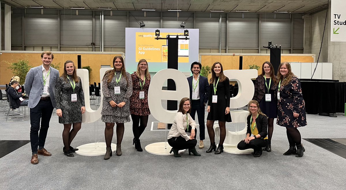 #UEGWeek @MUMC_GI in full force in Vienna 🇦🇹 @my_ueg 💪🏽 #GITwitter