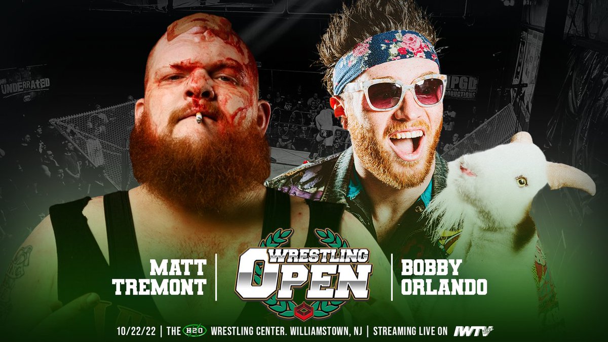 beyondwrestling's tweet photo. 100 RETWEETS and we'll announce a new match for @WrestlingOpen #TurnThePage on Saturday, 10/22 at @H2OWRESTLING in Williamstown, NJ streaming LIVE on @indiewrestling starting at 3pm ET!

Less than 20 reserved tickets remain at @ShopIWTV - https://t.co/hgrLkQ8poV

#WrestlingOpen https://t.co/H3JCbNv7SG