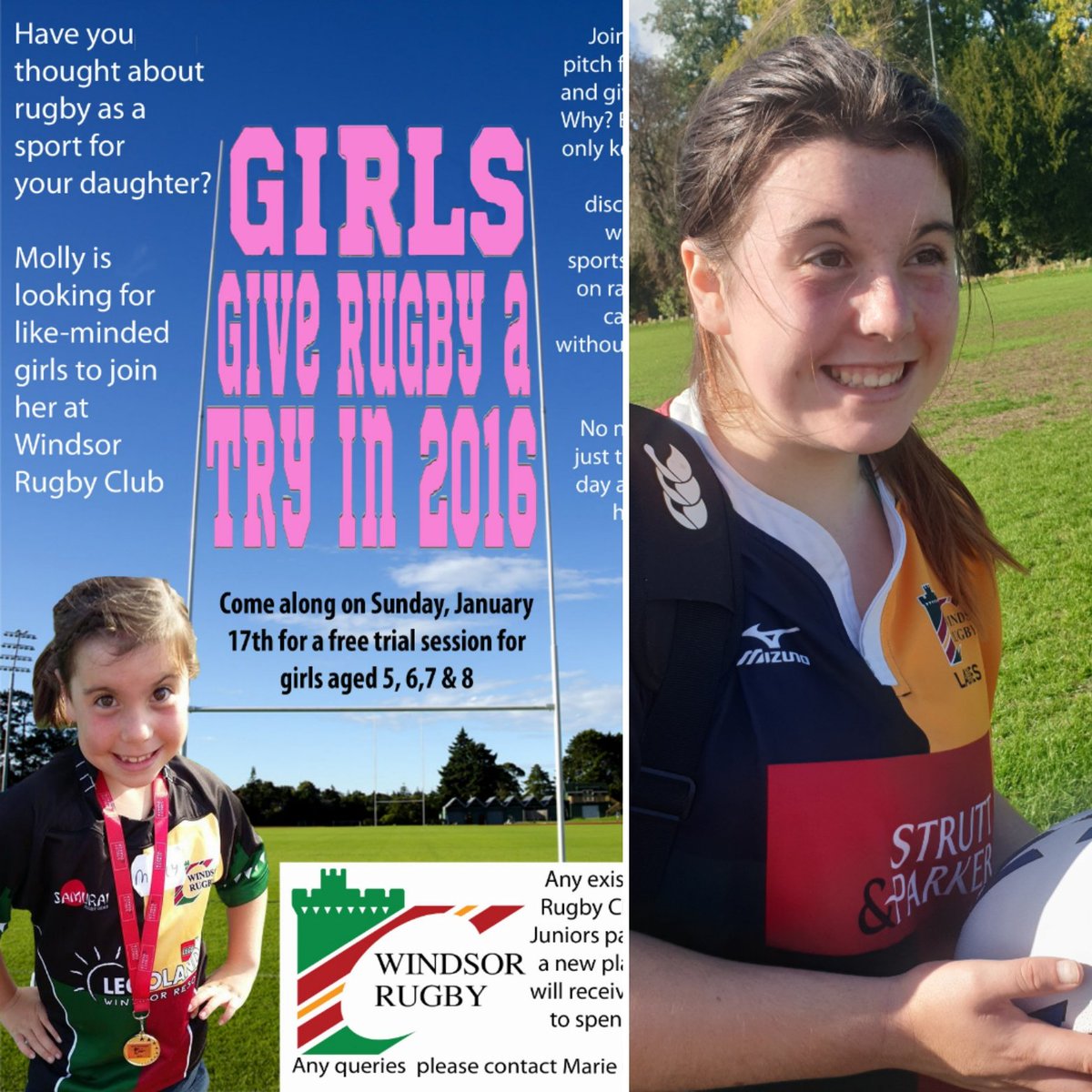BecsCurley's tweet photo. How it started v how it's going......First try for first game of season @windsorrugby @WindsorDames Damsels in awesome match with @maidsrfc girls. Great team spirit and great to see girls absolutely rocking it at Home Park #thisgirlcan #rugby https://t.co/BNJdMoG9oZ