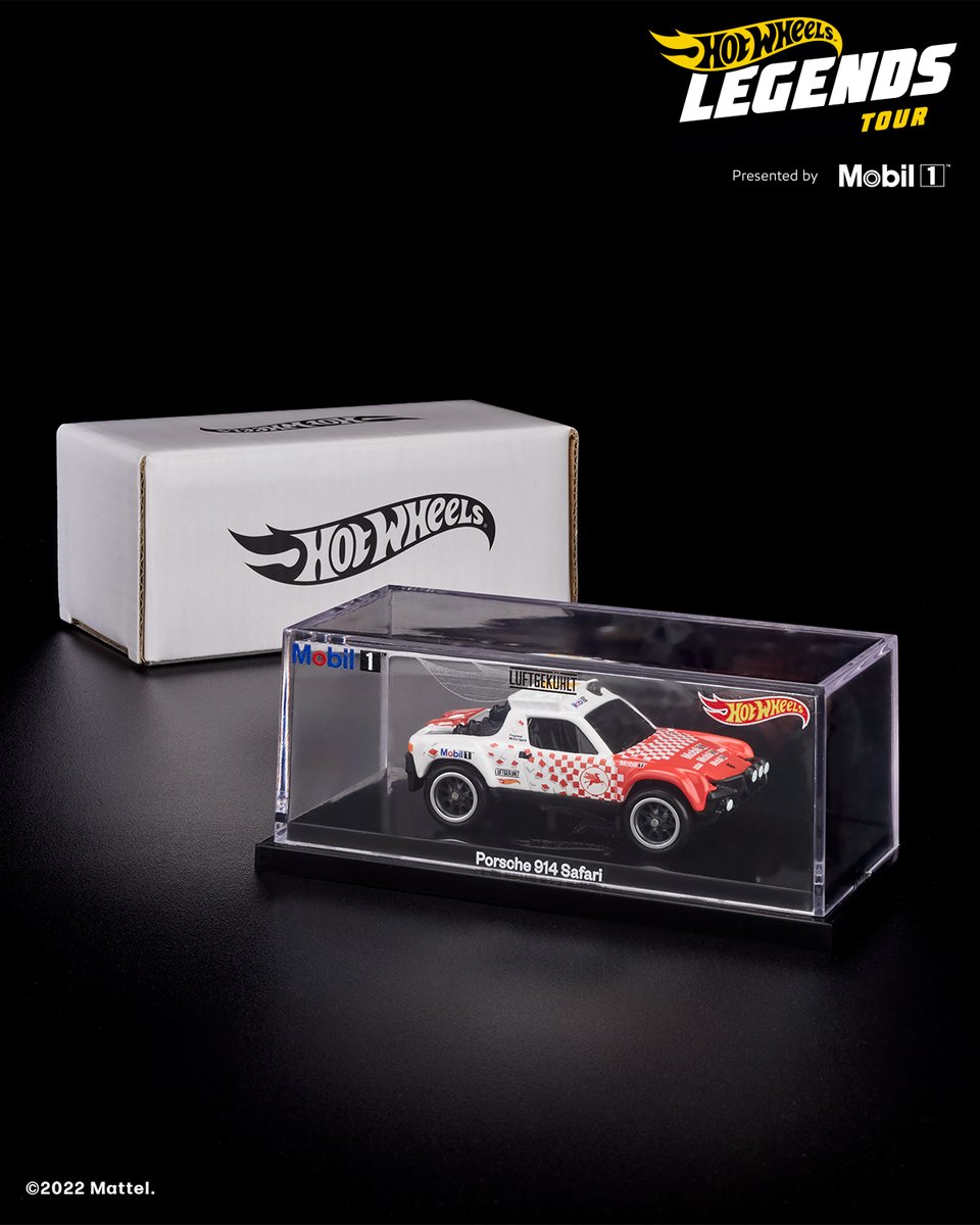 With only 50 in the wild, feast your eyes on the limited-edition @Mobil1 x @luftgekuhlt Porsche 914 Safari. Enter for a chance to win at legendstoursweeps.com #HotWheelsLegends