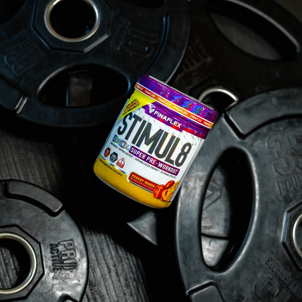 FINAFLEX's tweet photo. STIMUL8 is a must-have essential for anyone's gym bag. ๐Created to help both men and women perform better in the gym, this Super Pre-Workout will have you hitting your next PR in no time! ๐ช
#FINAFLEX #RedefineYourself
#MoonPie #PowerPie https://t.co/Kw4Lc8UcFt