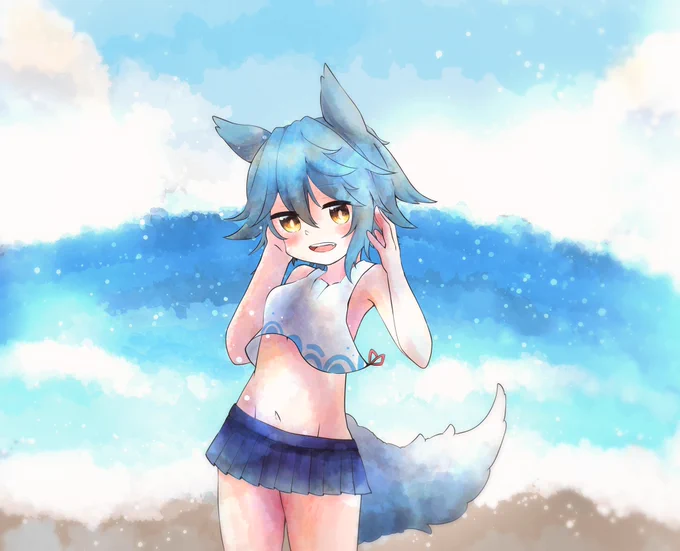#あなたの青色の作品を見せてください 