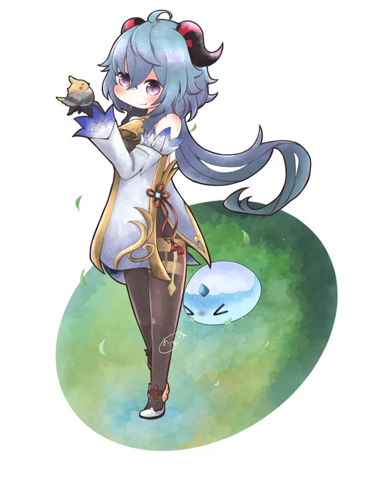 #あなたの青色の作品を見せてください 