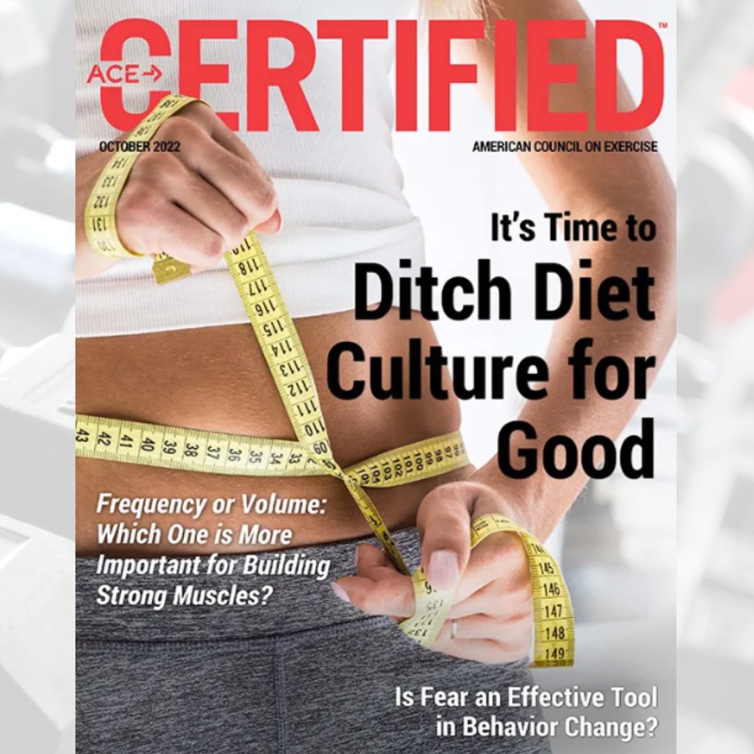 acefitness's tweet photo. Have you dug into this month's issue of CERTIFIED yet?

Click the link to read about diet culture, behavior change, kettlebells and more: https://t.co/GSCQPpt4SN

Plus, ACE Pros get access to free downloads!

#ACEcertified #ACEfitness #behaviorchange #kettlebellworkout https://t.co/Ens0gnsRHP
