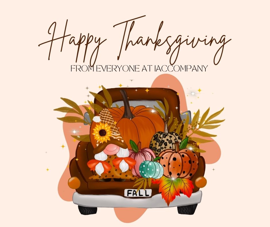 iAccompany_'s tweet photo. Happy Thanksgiving!

We hope everyone in Canada enjoys their long weekend and shares in some great food and great company 🦃
#happythanksgiving #longweekend #turkey https://t.co/ovBzP4TGql