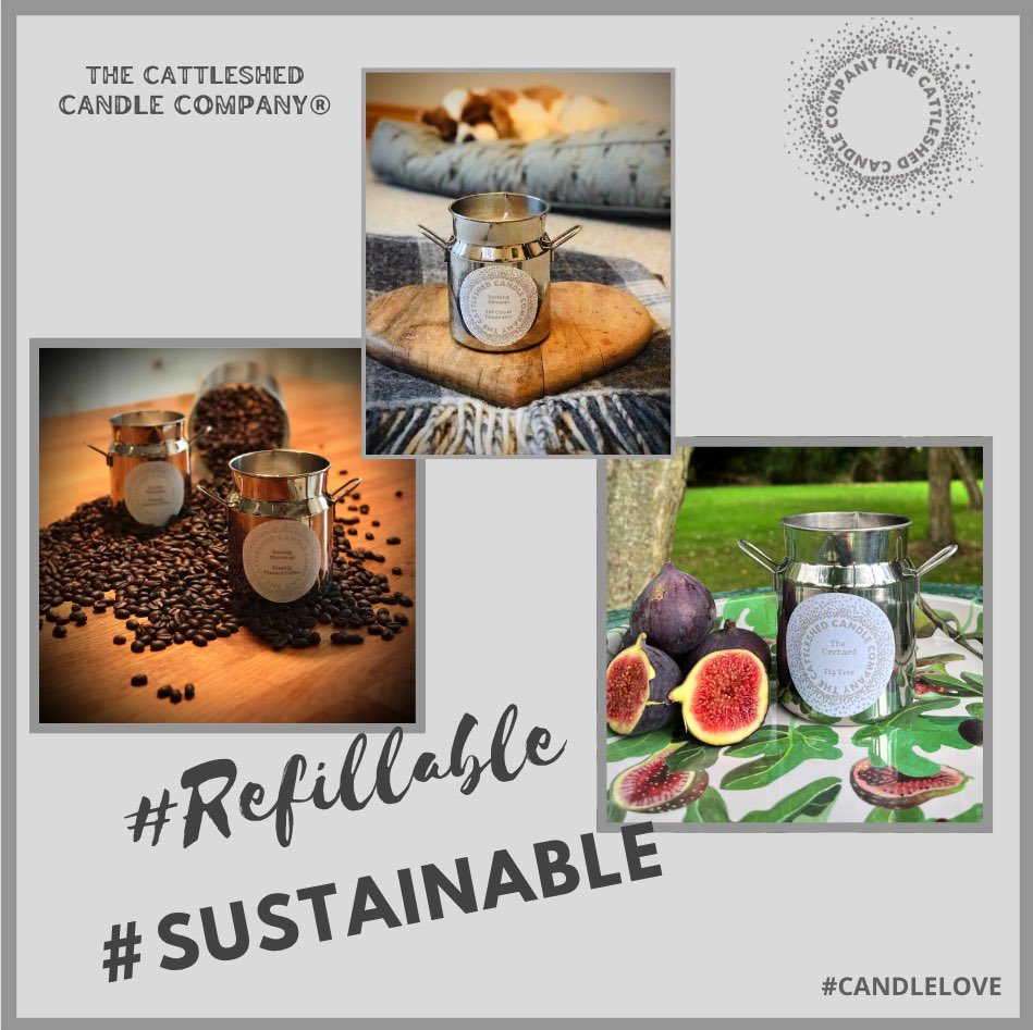 <a href="/TheoPaphitis/">Theo Paphitis</a> Stay warm &amp; lit this winter with our SUSTAINABLE &amp; REFILLABLE Unique Milk Churn Candles®️🔥💡We hand pour our candles using soy wax &amp; finest fragrances encouraging you to ♻️ your 🕯 once enjoyed by having it refilled or using it as a planter or pen pot etc.,  🖊
#SBS #recycle