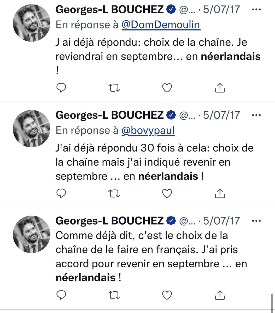 <a href="/GLBouchez/">Georges-L BOUCHEZ</a> <a href="/MR_officiel/">MR</a> <a href="/VTMNIEUWS/">VTM NIEUWS</a> <a href="/HLN_BE/">HLN.BE</a> Quand vous parliez de septembre, c’était de quelle année ?
