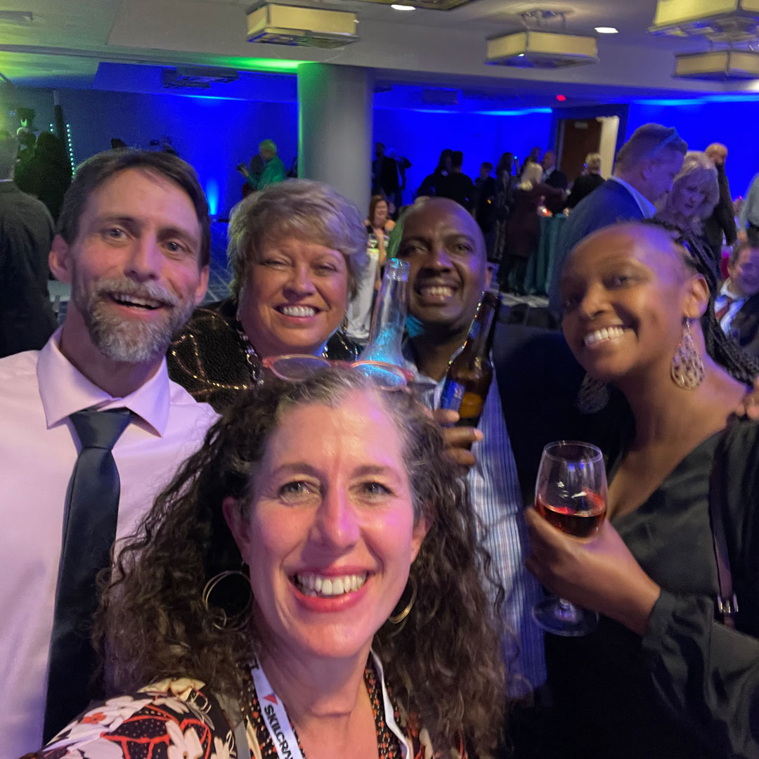 Lighthouse_Inc's tweet photo. Lighthouse staff & board member Paul Reed attended the @NatIndBlind training conference last week in D.C. They were there to recognize the achievements of employees Shawn Dobb, John Lewis, and John Koigi! #NIBWorkforce https://t.co/jCVswmkFZV