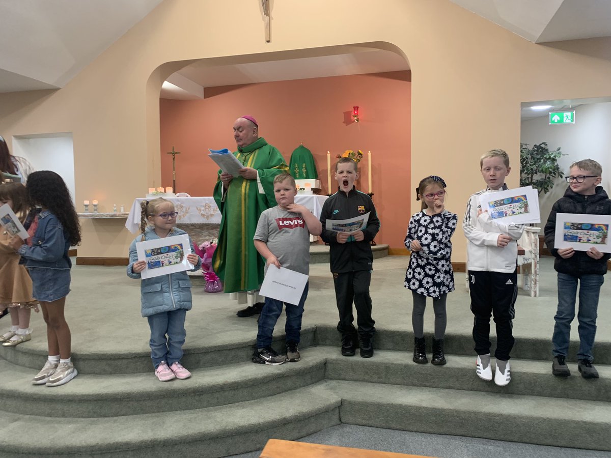What a wonderful night our children had, celebrating and leading The Mass of Creation with Bishop Joseph Toal. We’ll done to all of our children and thank you to Bishop Toal. Children, Fr Bergin is so proud of you all.<a href="/StDavids4/">St David's PS & NC</a> <a href="/Louisewhomes/">Louise Whomes</a> <a href="/Lornapaterson28/">Lorna paterson</a> <a href="/smhsRE/">Saint Margaret's RE Dept</a>