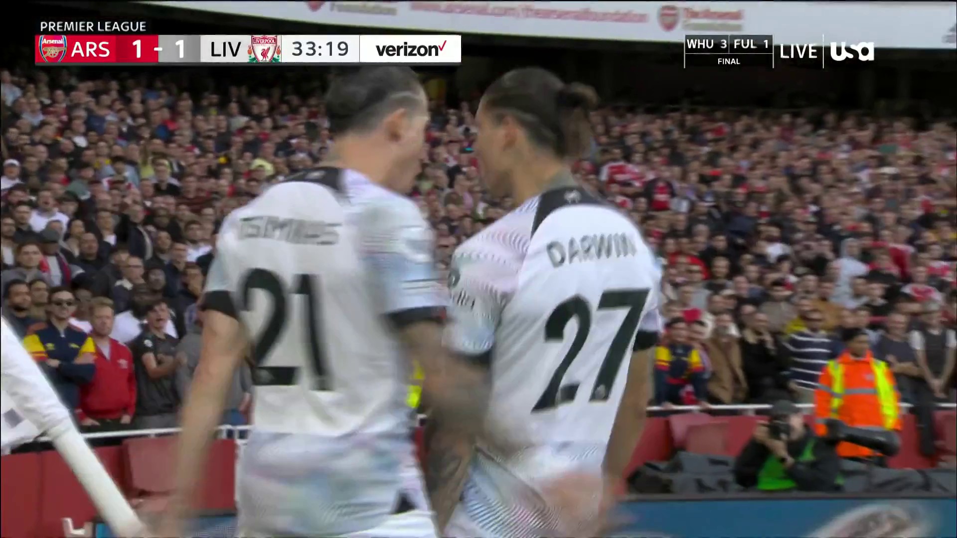 LUIS DIAZ FINDS DARWIN NUNEZ 🔥

Game on. 🍿

(📽️ via @NBCSportsSoccer)