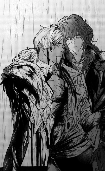 "I couldn't stay with you till the end."
#ガイディル #kaeluc #原神 