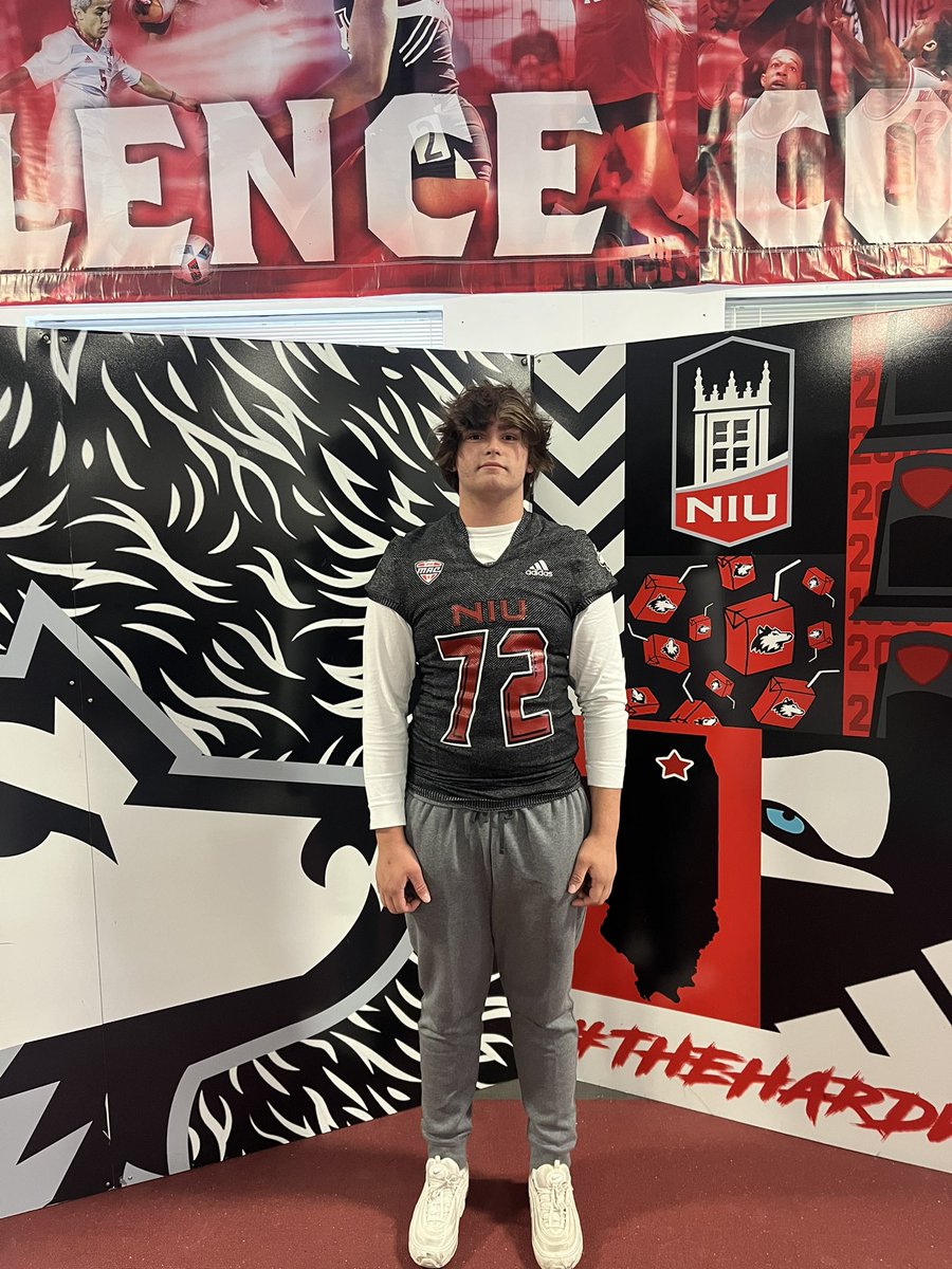 Thank you for the invite <a href="/CoachHawk__/">Joseph Hawkins</a> Had a great time <a href="/NIU_Football/">NIU Football</a> learning how the program functions and meeting the coaching staff.                        <a href="/CoachBizz/">Nick Bizzieri</a> <a href="/KylePetros1/">Coach Petros</a> <a href="/DePaulPrepFB/">DePaulPrepFB</a> <a href="/coachpass23/">Michael Passarella</a>