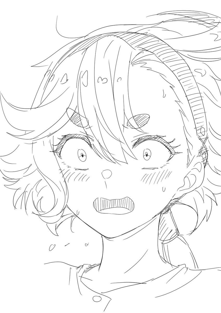 顔を可愛く描けるようになりたいから練習するぞ! 94 