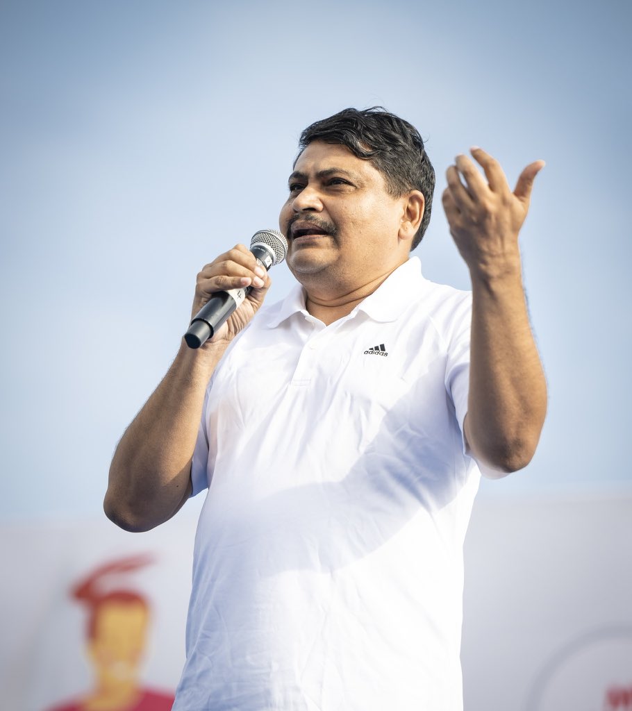 Z9Habib's tweet photo. Commissioner of Rachakonda Police Mr. Mahesh Muralidhar Bhagwat @RachakondaCop (I.P.S.) at #PUREathon2022 https://t.co/fkp0338c8q