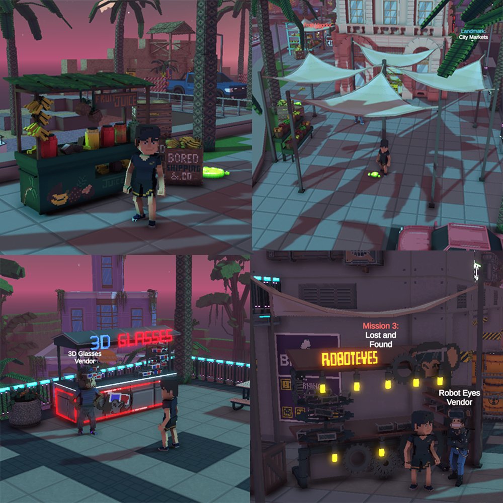 It was a great opportunity for me to be involved in the development of Miami 2035 as an asset artist and animator.
My friend and I in Miami 2035
<a href="/CryptoCitiesDev/">CryptoCities Development</a> 
<a href="/BoredApeYC/">Bored Ape Yacht Club 🍌</a> 
<a href="/TheSandboxGame/">The Sandbox</a>