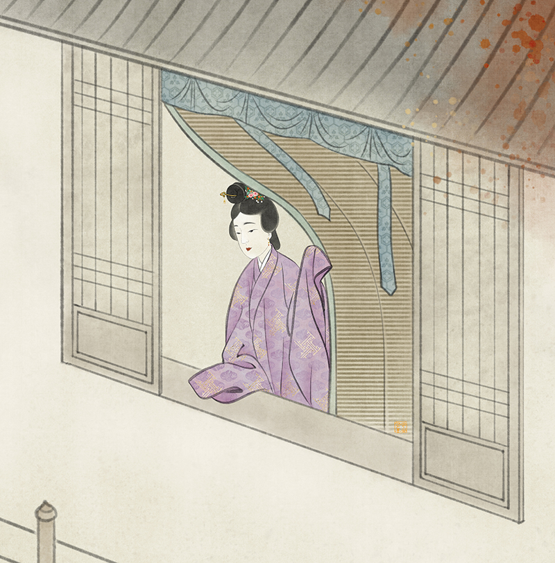 #漢服 #明朝 #汉服 
#hanfu #美人画
【秋思】紅葉傳情