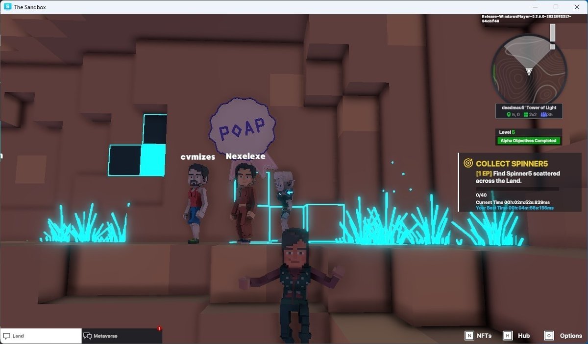taylorp140's tweet photo. @TheSandboxGame @deadmau5 I just participated in the #SandboxAlphaS3Giveaway for a chance to win 500 SAND! Found George from the Metaglitch in @deadmau5's Tower of Light, check out my screenshot below!
👇 https://t.co/6qQVNxJGLV