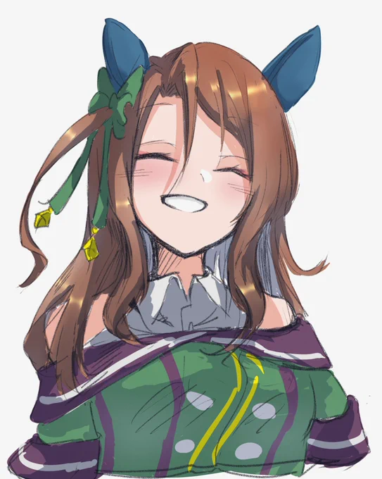 ま、まぶしい!!!#ウマ娘 #キングヘイロー 