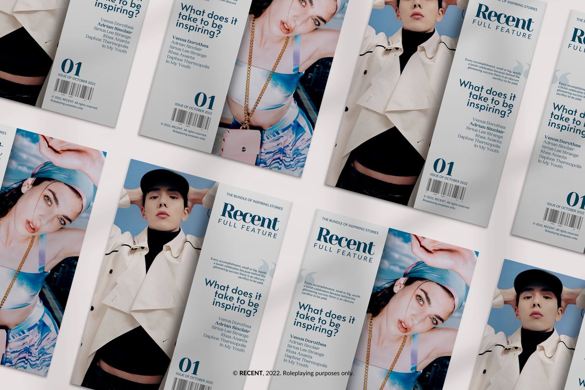 RECENTIAL's tweet photo. ️️

     RECENT  FULL  FEATURE (𝐑𝐅𝐅)
     RECENT’s First Printed-Release
     
     𝐖𝐇𝐀𝐓 𝐃𝐎𝐄𝐒 𝐈𝐓  𝐓𝐀𝐊𝐄 𝐓𝐎 𝐁𝐄
     𝐈𝐍𝐒𝐏𝐈𝐑𝐈𝐍𝐆?

️️ https://t.co/WpLmIFvd6q
