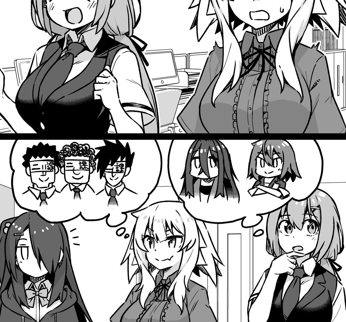 【今回のよく見て欲しいところ】
(上)たわわ x2
(下)懐かしのキャラ達 https://t.co/Lagjsxcy3r 