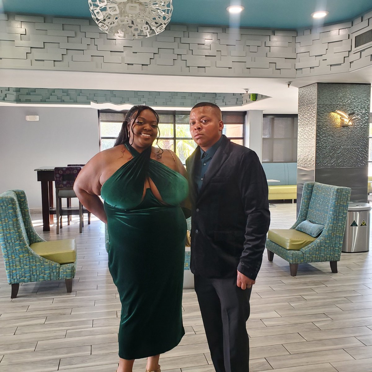 Daughter Brittany Campbell and husband Marco