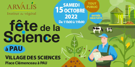 [#FDS2022] ⏰ J-7 avant la <a href="/FeteScience/">Fête de la science</a> 

👨‍👩‍👧‍👦 Les équipes <a href="/Arvalisofficiel/">ARVALIS</a> accueilleront petits et grands pour parler "réveil climatique et recherche agronomique" à travers des ateliers ludiques 🌍👩‍🌾

📅 Samedi 15/10 | 11h-19h
📍 Pau (64)

👀 Programme 👉 ow.ly/pomg50L3g0Z