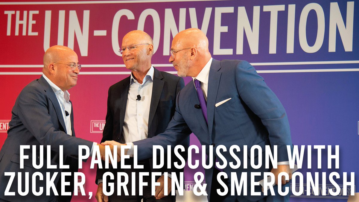 smerconish's tweet photo. Is the media to blame for political polarization? Michael Smerconish discusses with former CNN president Jeff Zucker and former MSNBC president Phil Griffin at the 2022 UnConvention.
Watch now: https://t.co/o3y2yrnSDj https://t.co/VPOrVA3c0g