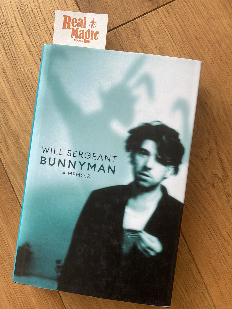 My wife just bought me this by my pal @Will_Fuzz from @realmagicbooks can’t wait to get stuck in. Cool book cool shop #bunnymen