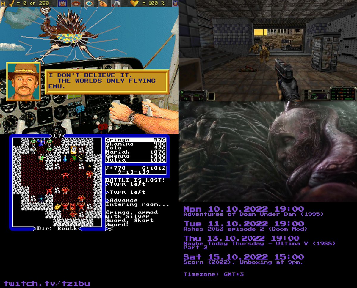 TzibuTwitch's tweet photo. Scorn is going to be released! RIPAH!

Timezone is GMT+3
https://t.co/4iJWnjdDSD

#tzibu #twitchaffiliate #twitchtv #twitchgamer #gaming #retro #retrogames #twitch #retrogamer #scorn #doom #ultima5 #downunder #ashen2063 https://t.co/tqpJDWKmic