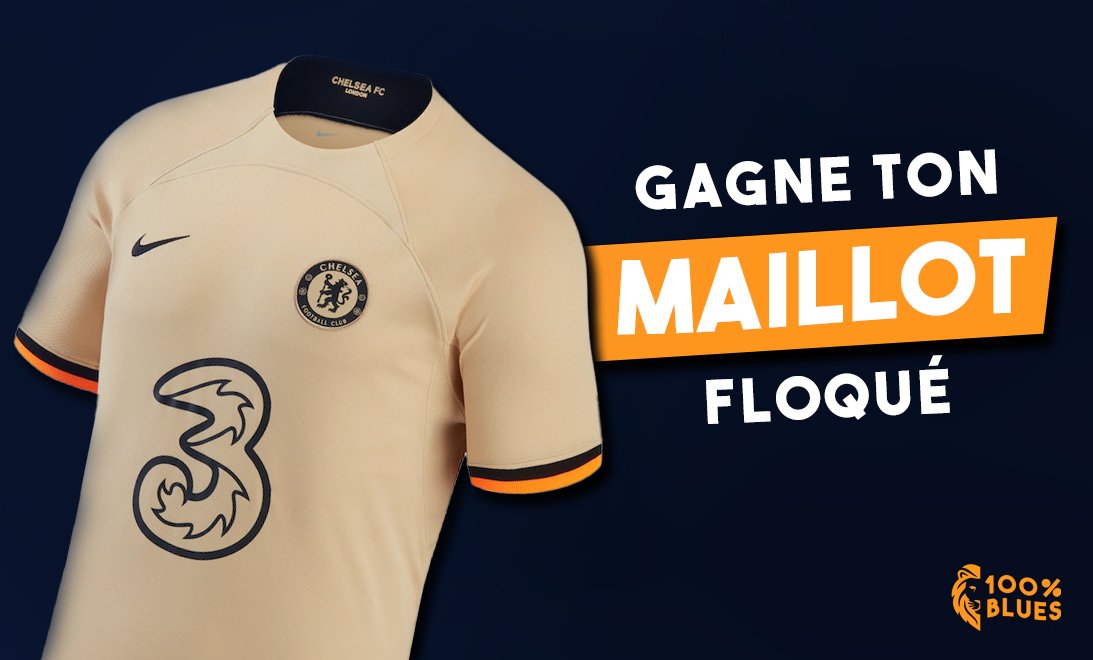🎁 - #CONCOURS100B

On offre ce BANGER de 3e maillot #Chelsea avec la PERSONNALISATION de ton choix 👀 !

Pour tenter de le remporter :

• RT ce tweet + Follow <a href="/100B_Chelsea/">100% Blues</a> 

• Et commentez ça :  ✅ pour + de chances

Résultats le 14/08/22 après TAS !