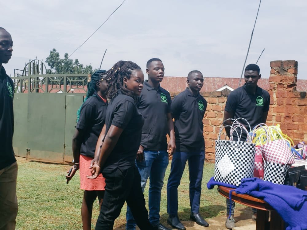 e_foundationUg's tweet photo. Yesterday @YouthLivelihoo1 in partnership with Danish Youth Council and a representative from @DanishMFA visited our home. 

During the visit, we exhibited some of the products we make &amp; also shared our volunteerism ideology that has helped in impacting lives in our community. https://t.co/NUWTCwELly