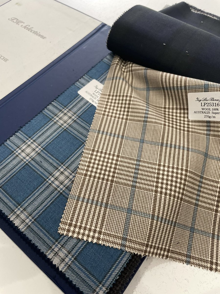 IsAk0203's tweet photo. LoroPiana めっちゃ可愛い生地入ってます😇
秋冬スーツもいい感じです！ https://t.co/78Zm6Kb8Rb