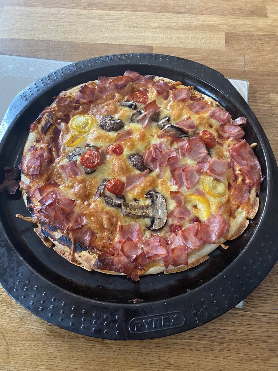 Josnarf's tweet photo. @ympswatkins @ympsrees Cadfan wanted to make pizza and his sister Niamh helped too #WorldFoodDay https://t.co/BvZV3yWTa2