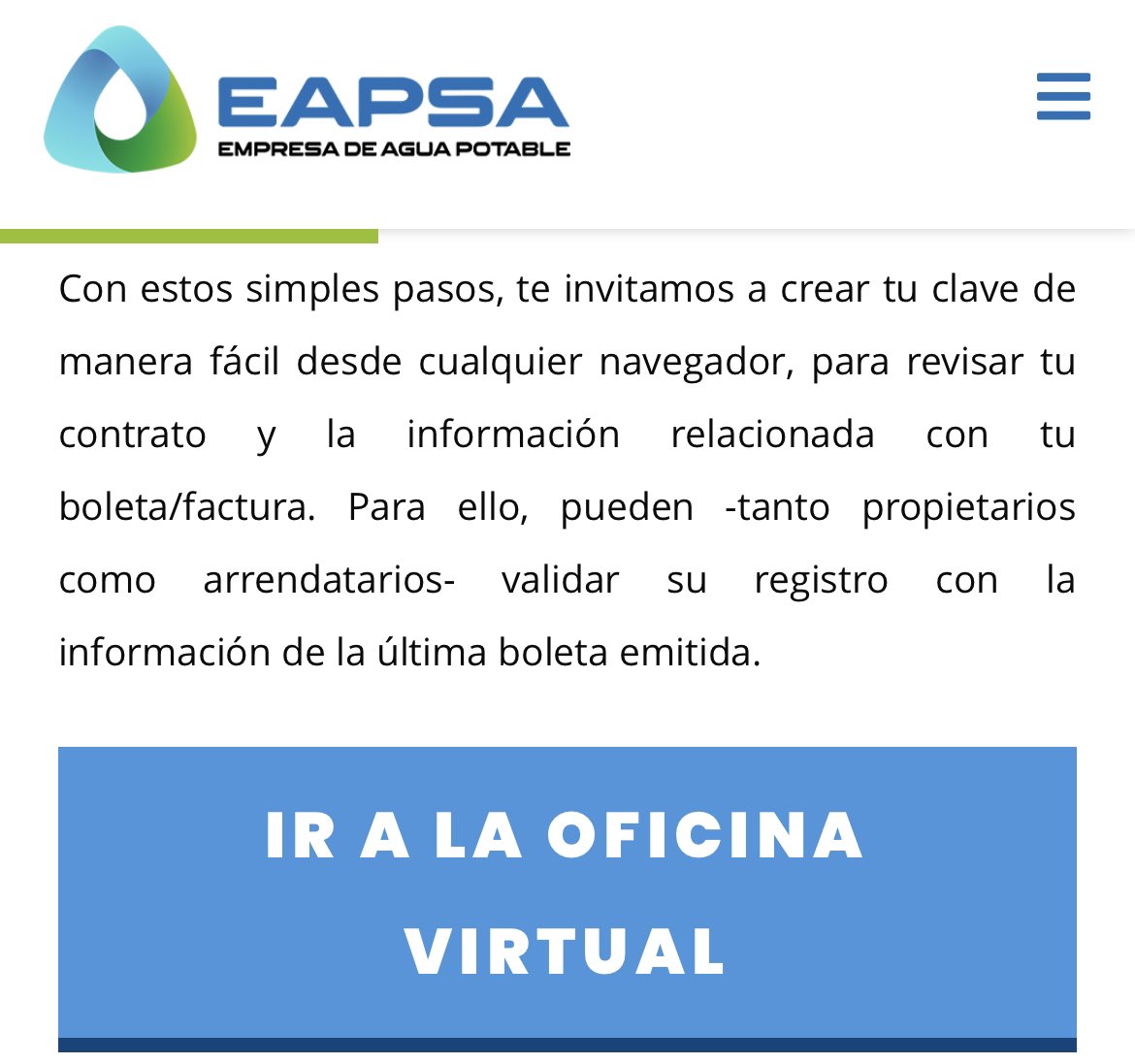 eapsacl's tweet photo. 💧🚰🚿HOLA: Si eres cliente #EAPSA y aún no estás inscrito, te invitamos a registrarte en nuestra #oficinavirtual, donde podrás recibir tu boleta x mail, pagar en línea y conocer tu historial de cuentas desde la comodidad de tu hogar 🏠 ✍️👇@SISS_CHILE
https://t.co/0OlbpjkdTO… https://t.co/pp87tkHiiU