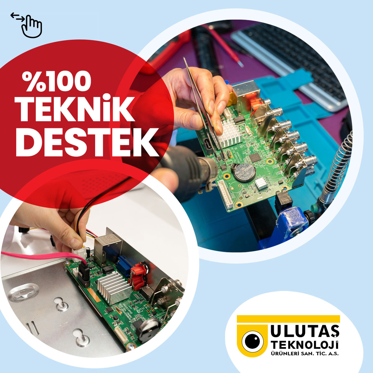 🪛 İki yıllık garanti kapsamında tüm ürünlerde garantili servis hizmeti sunmaktadır. Üretimdeki titizlik satış sonrasında da devam eder.

🧰 Türkiye genelinde ve uluslararası satış sonrası servis desteği sunabilen Ulutaş, sizi yarı yolda bırakmaz.

#UlutaşTeknoloji