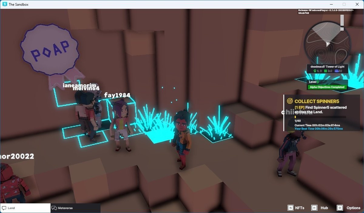 nazelp149's tweet photo. @TheSandboxGame @deadmau5 I just participated in the #SandboxAlphaS3Giveaway for a chance to win 500 SAND! Found George from the Metaglitch in @deadmau5's Tower of Light, check out my screenshot below!
👇 https://t.co/5rr5toJGA5