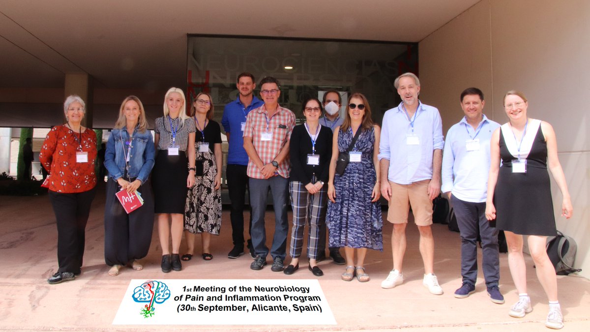 neuroviana's tweet photo. Last week, an exceptional group of scientists presented their work at @NeuroAlc on #pain and #inflammation Here is the group photo (speakers and organizers). @GaryRLewin1 and @pablodezo did not make it to the group pic do they have their own. Thank you all for coming!! https://t.co/HuQ765QSiW